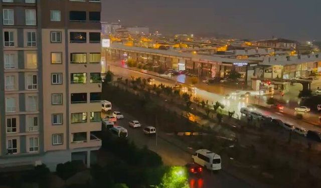 Gaziantep’te sağanak yağış etkili oluyor!