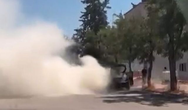 Gaziantep’te korku dolu anlar! Bir anda dumanlar yükseldi