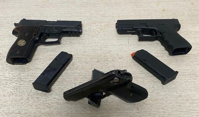 Gaziantep’te operasyon! 3 ruhsatsız silah ele geçirildi