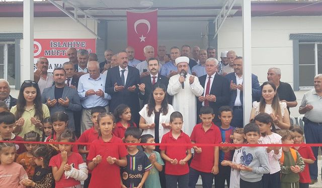 Gaziantep’te Asrın Felaketi’nde hasar görmüştü! O cami ibadete açıldı