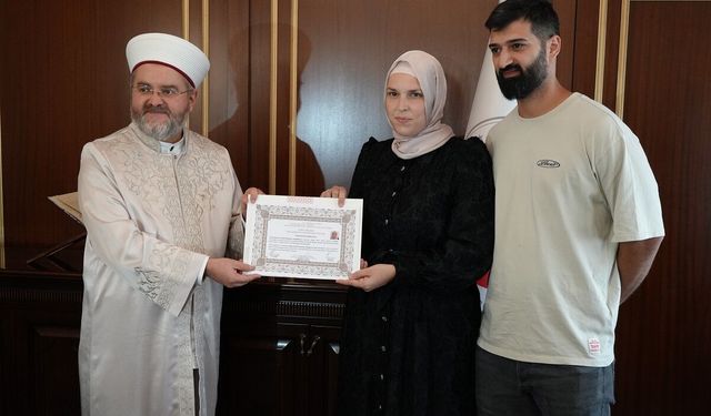 Almanya’dan geldi, Gaziantep’te Müslüman oldu…