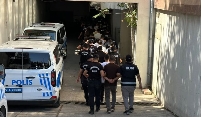 Gaziantep’te şok operasyon! Çok sayıda şahıs tutuklandı