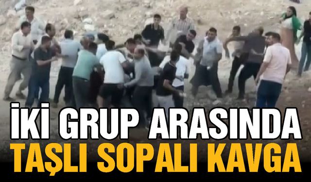 Gaziantep'te iki grup birbirine girdi! Ortalık savaş alanına döndü