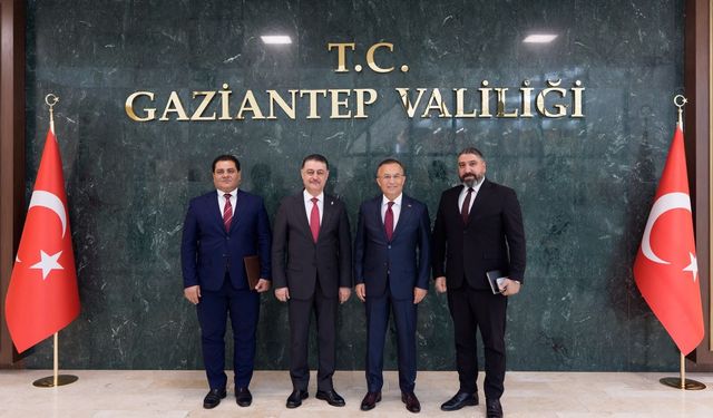 Irak Gaziantep Başkonsolosunda Vali Çeber’e ziyaret! İşbirliği güçlenecek…