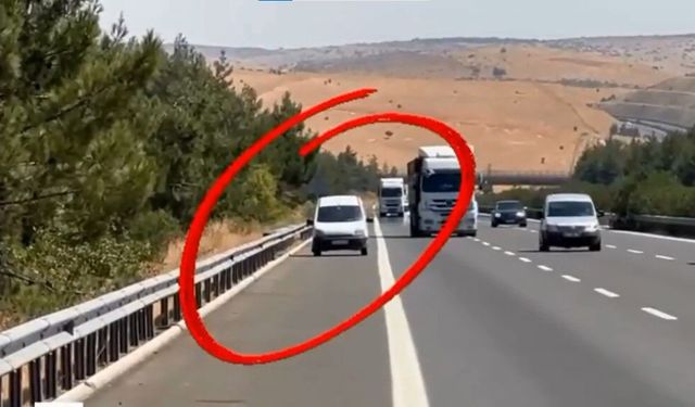 Gaziantep Otoyolunda drone destekli denetim! Yüzlerce araca ceza kesildi…
