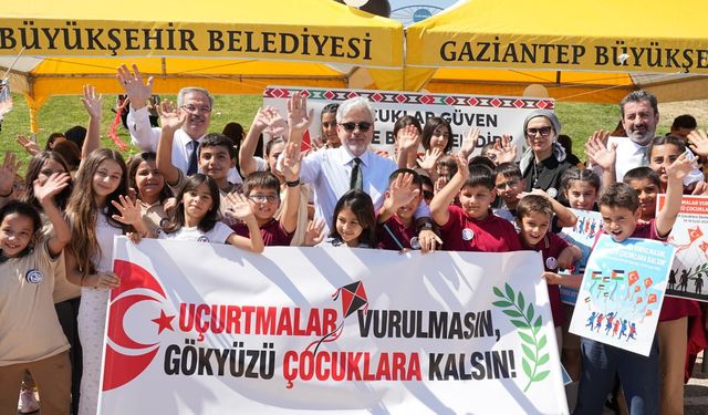 Gaziantep’te anlamlı etkinlik! Gazzeli çocuklar unutulmadı