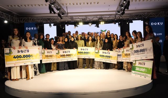 Doku Kumaş Tasarım Yarışması finali Gaziantep’te yapıldı! Ödüller sahiplerini buldu