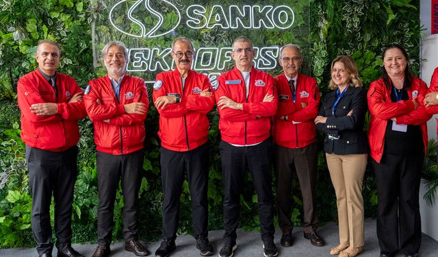 Selçuk Bayraktar ve Haluk Bayraktar'dan SANKO'ya ziyaret