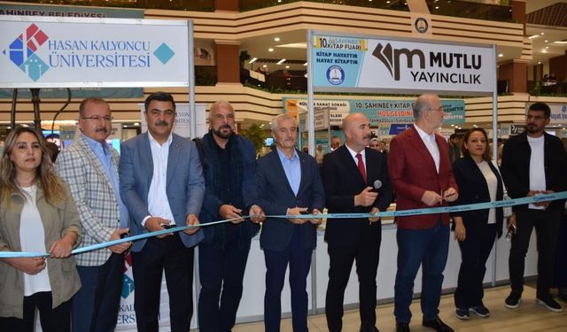 Şahinbey Belediyesi’nin 10’uncu kitap fuarı başladı