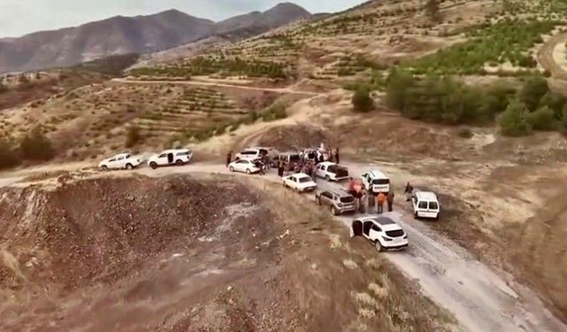 Gaziantep'te tarım arazilerine zarar veren domuz sürüleriyle mücadele