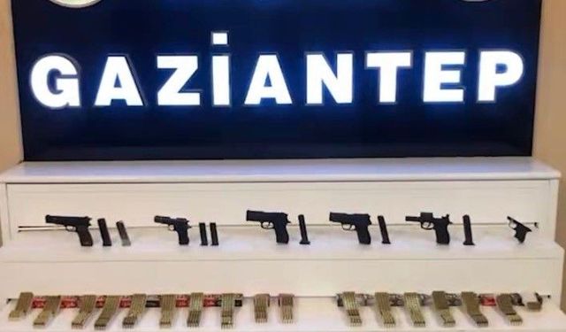 Gaziantep’te silah tacirine şok operasyon!