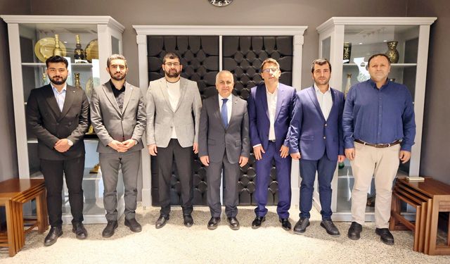 Akademik heyetten Rektör Doğan'a teşekkür ziyareti! Yeni planlamalar ele alındı