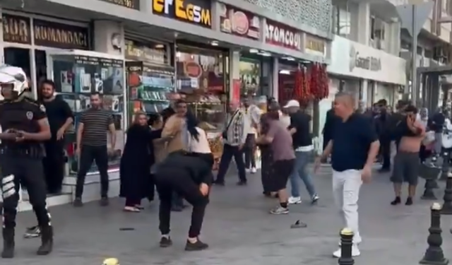 Gaziantep çarşısı karıştı: Polis müdahale etti!