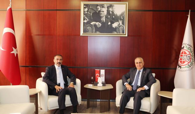 Gaziantep Üniversitesi Rektörü Doğan'dan Yıldırım'a ziyaret! Üniversite- İş dünyası işbirliği masada