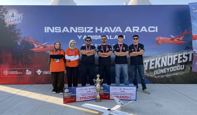GAÜN’ün Skytürk takımı Teknofest’te üçüncü oldu