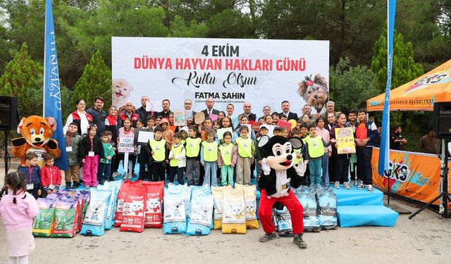 Gaziantep’te anlamlı program! Can dostlarımız unutulmadı