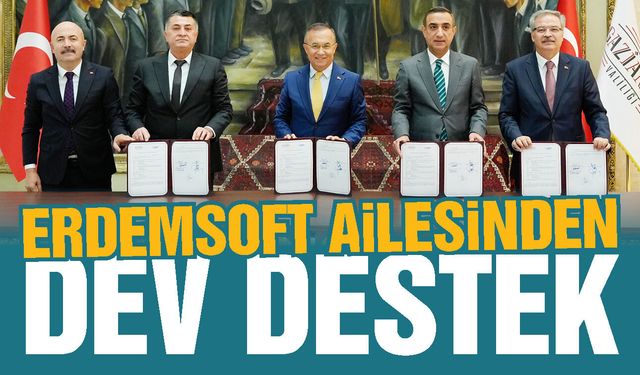Gaziantep hayırda yarışıyor! Erdemsoft ailesinden dev destek