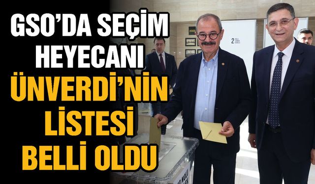 Gaziantep Sanayi Odası'nda seçim heyecanı! Ünverdi'nin listesi belli oldu... İşte o isimler