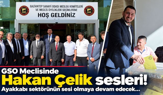 GSO Meclisinde Hakan Çelik sesleri! Ayakkabı sektörünün sesi olmaya devam edecek…