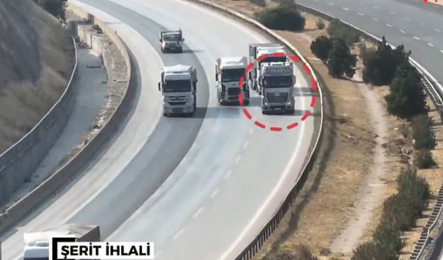 Gaziantep Otoyolunda sürücülere ceza yağdı!