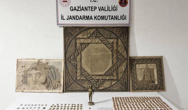 Gaziantep’te sahte tarihi eser vurgunu!