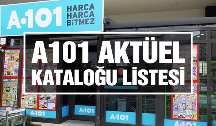 A101 aktüel kataloğu 30 Kasım 2023 listesi