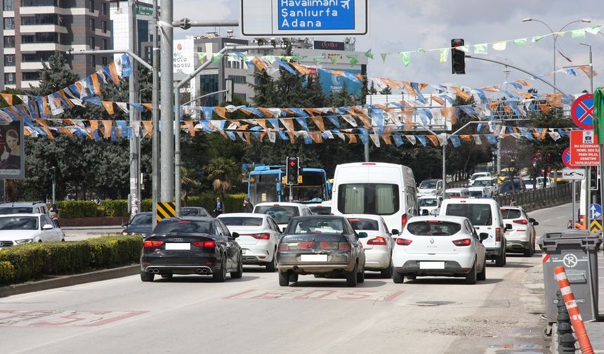 Gaziantep’te trafiğe kayıtlı kaç araç var?