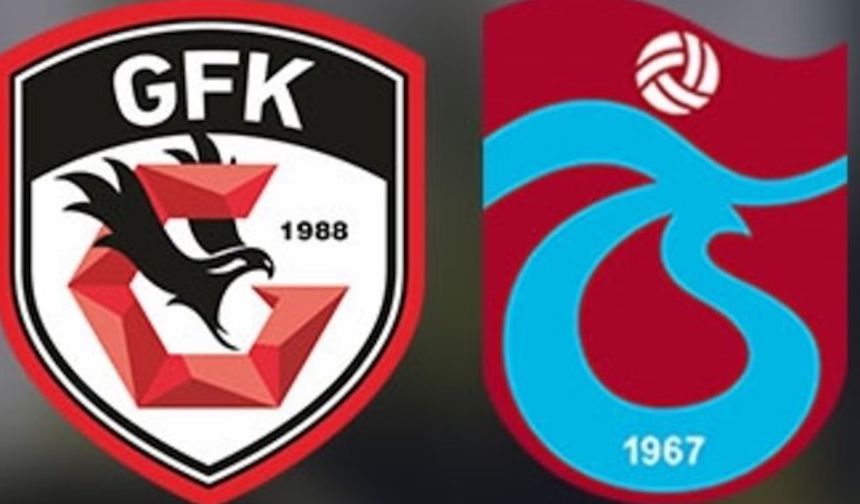 Trabzonspor 0 - Gaziantep FK 2 (İlk Yarı Sona erdi)