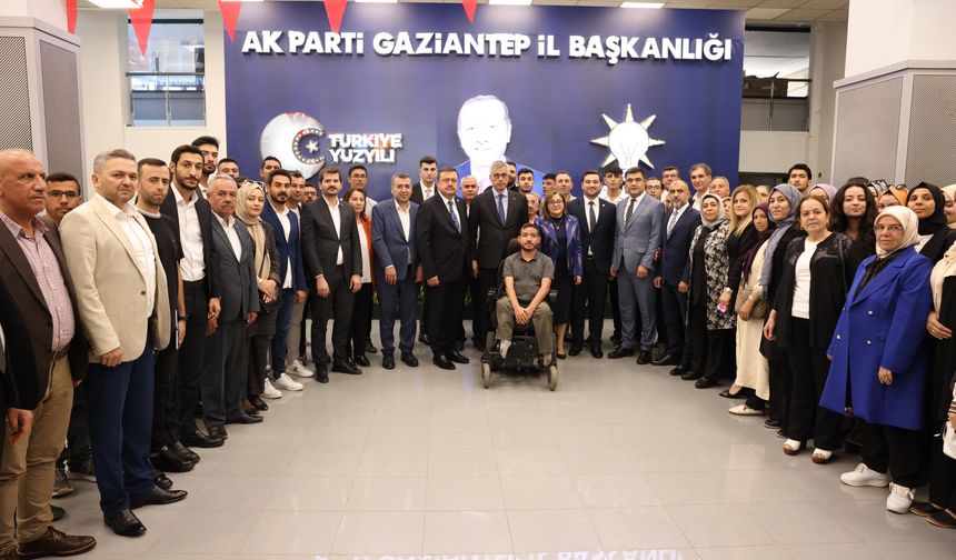 Bakan Memişoğlu, Gaziantep Teşkilatı ile buluştu