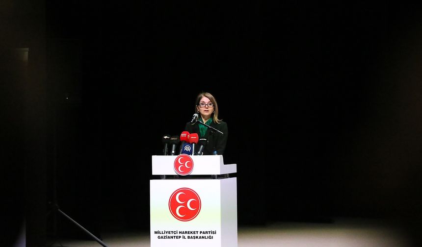 MHP Genel Başkan Yardımcısı Topçu Gaziantep'te konuştu... DEM Partiye çağrı