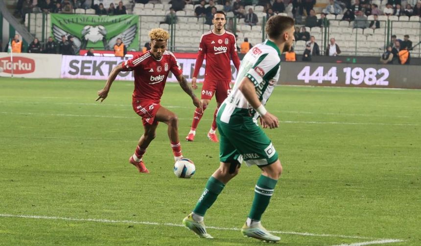 Trendyol Süper Lig: Konyaspor: 1 - Beşiktaş: 0 (Maç Sonucu)