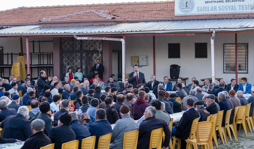 Yılmaz, Sarılar mahalle sakinleriyle bir araya geldi