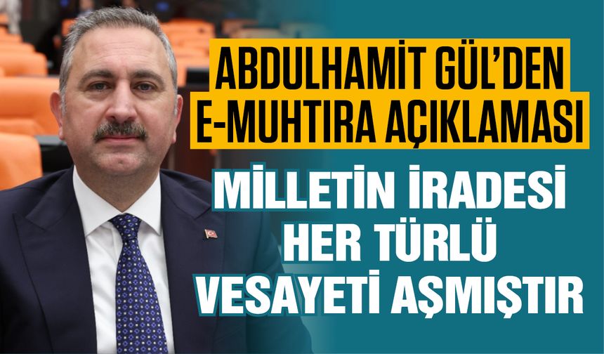 “Bu milletin iradesi her türlü vesayeti aşmıştır”