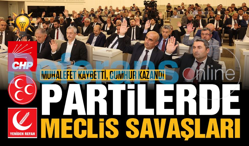 Gaziantep’te partilerde meclis savaşları! İbre tersine döndü