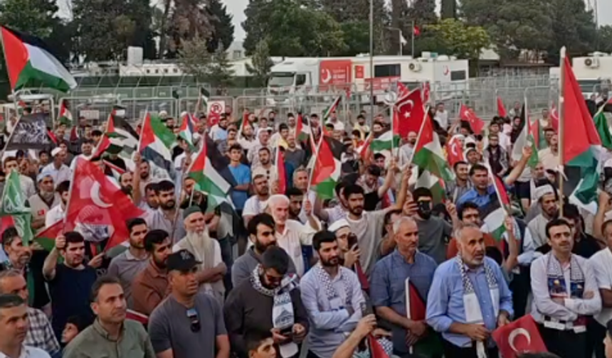 Gaziantepliler Gazze İçin Karkamış’ta Toplandı