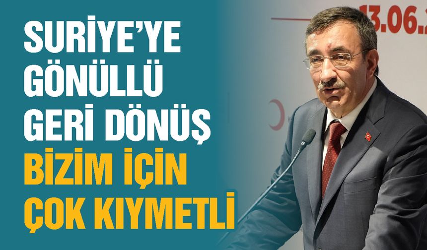Cevdet Yılmaz Gaziantep’te Gönüllü Geri Dönüş Merkezi’nin açılışını yaptı