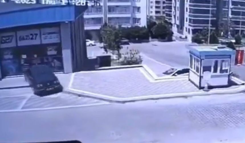 Gaziantep’te fren yerine gaza basınca olanlar oldu!