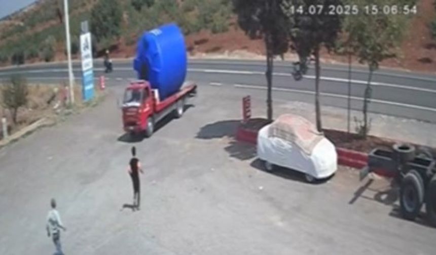 Gaziantep karayolu’nda faciadan dönüldü!
