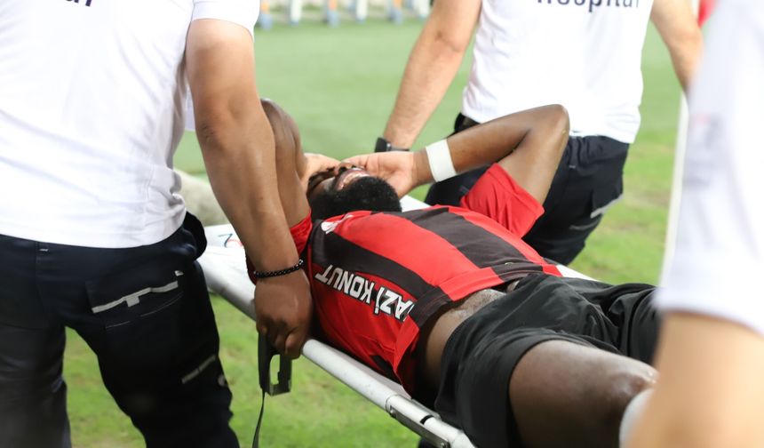 Gaziantep FK'yı üzen haber! İlk maçta yıldız isim sezonu kapattı...