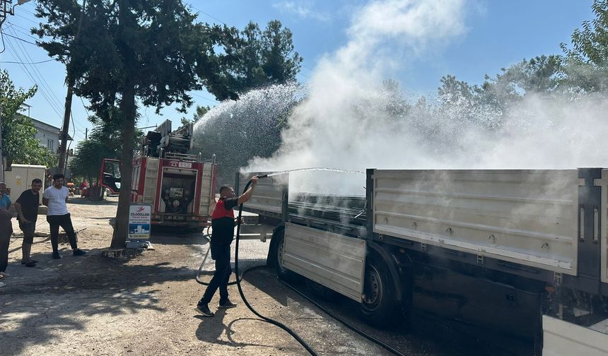 Gaziantep Otoyolu'nda facianın eşiğinden dönüldü! Korkutan yangın...