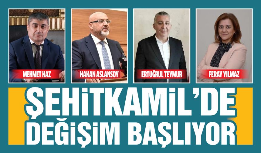 Şehitkamil Belediyesi’nde Başkan Yardımcılıkları için geri sayım! Kimler konuşuluyor?