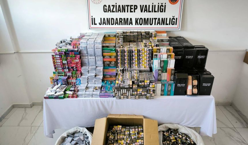 Gaziantep’te kaçakçılara geçit yok! 178 şüpheli yakalandı