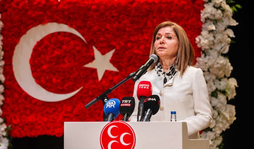 MHP Genel Başkan Yardımcısı Zühal Topcu, Gaziantep'te konuştu