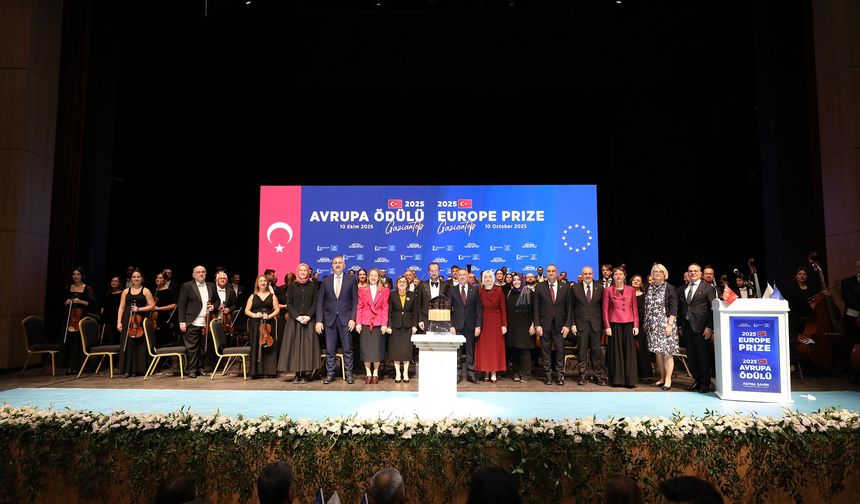 Gaziantep’te Avrupa Ödülü konserle kutlandı