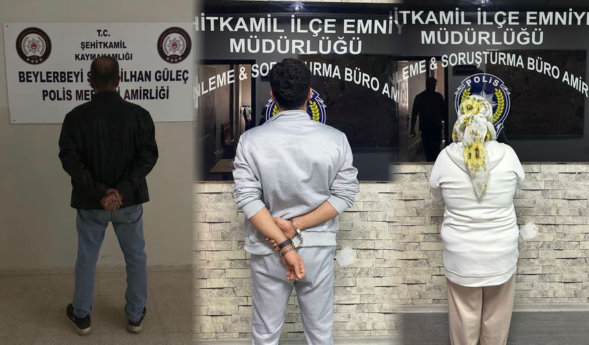 Gaziantep’te suçlulara geçit yok! Yakayı ele verdiler…