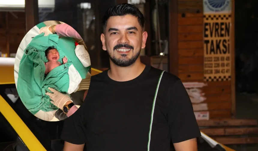 Takside unutulmaz an! Bebek aracın içinde dünyaya gözlerini böyle açtı! Video haber…