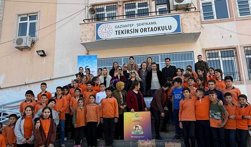 Gaziantep Kent Konseyi’nden anlamlı açılış! Öğrencilerin kütüphane sevinci