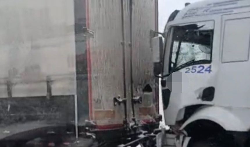 TAG Otoyolu Gaziantep kesiminde çok sayıda kaza meydana geldi