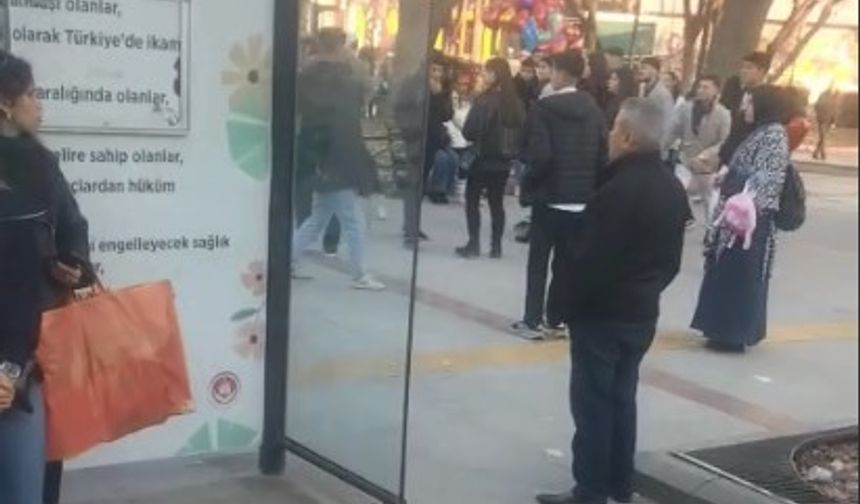 Gaziantep’te yumruklar havada uçuştu!
