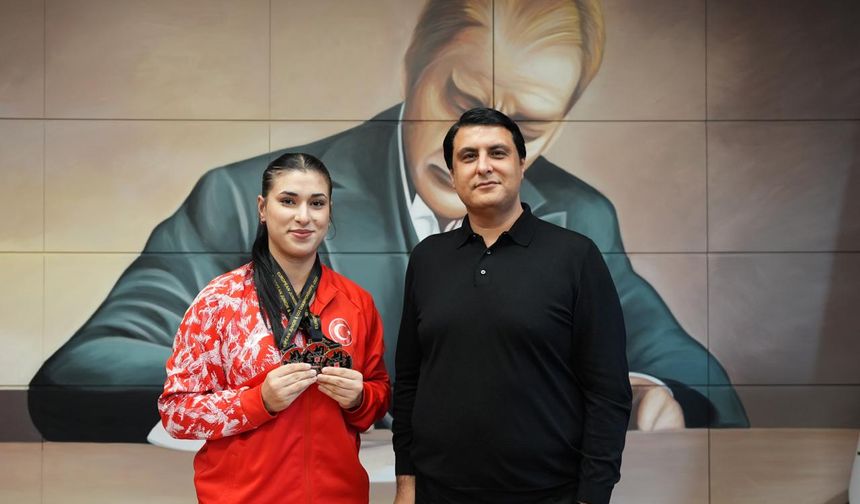 Gaziantepli şampiyondan Umut Yılmaz'a ziyaret